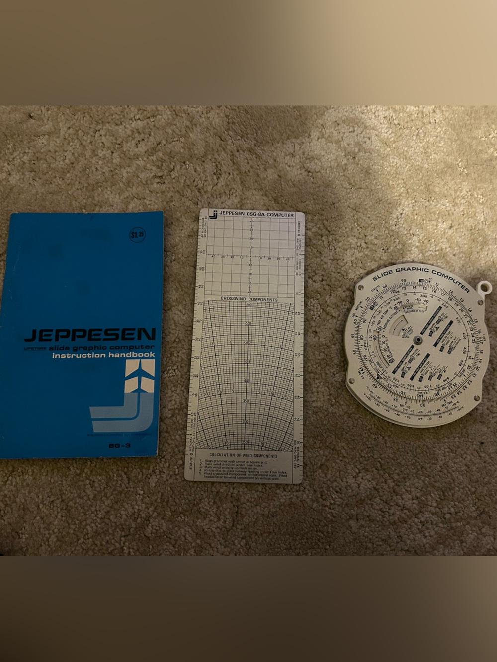 Vintage slide graphic tools and instructions.